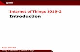 Internet of Things 2019-2 Introduction