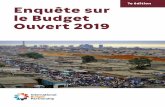 7e édition Enquête sur le Budget Ouvert 2019