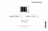 Icon list – Z41 Lite / Pro