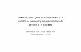 LOXO-305, a next generation non-covalent BTK inhibitor ...