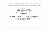 ANNUAL REPORT 2019-20 - Nari Sewa Samiti