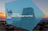 Snowy Monaro Destination Management Plan 2019