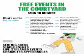 FREE EVENTS IN THE COURTYARD