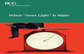 When Asset Light Is Right - Boston Consulting Group