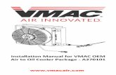 Installation Manual for VMAC OEM Air to Oil Cooler Package ...