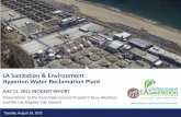 Hyperion Water Reclamation Plant LA Sanitation & Environment
