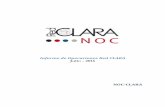 Informe de Operaciones Red CLARA Julio - 2016