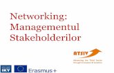 Networking: Managementul Stakeholderilor - seerc.org