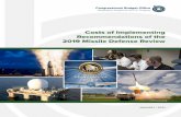Costs of Implementing Recommendations of the 2019 Missile ...