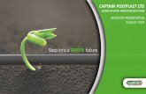 Step into a GREEN - captainpolyplast.com