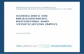GUIDELINES ON MEASUREMENT, REPORTING AND …