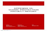 APPENDIX 15: SCENIC PROTECTION PROJECT REPORT