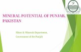 MINERAL POTENTIAL OF PUNJAB, PAKISTAN