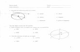 Senior Math Unit 3 Study guide + Answer key