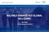 BALANÇO ENERGÉTICO GLOBAL VALLOUREC