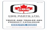 TRUCK AND TRAILER ABS PRODUCT CATALOGUE - CBS Parts