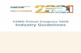 ESMO Virtual Congress 2020 | Industry Guidelines