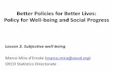 Better Policies for Better Lives: Policy for Well-Being ...