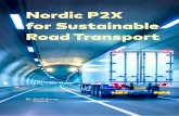 Nordic P2X for Sustainable Road Transport