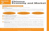 Module Chinese 2. Economy and Market