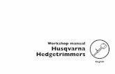 Workshop manual Husqvarna Hedgetrimmers