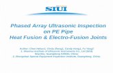 Phased Array Ultrasonic Inspection on PE Pipe Heat Fusion ...