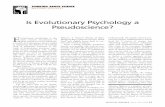 Is Evolutionary Psychology a Pseudoscience?