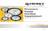 PRODUCT CATALOG Pressure Gauge Catalog Supplement