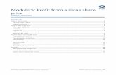 Module 5: Profit from a rising share price