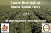 Dicamba Restricted Use