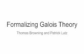 Formalizing Galois Theory - GitHub Pages