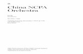 China NCPA Orchestra - UMS