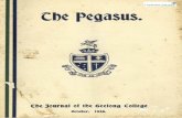 THE PEGASUS. - Geelong College