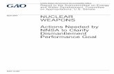 GAO-14-449, Nuclear Weapons: Actions Needed by NNSA to ...