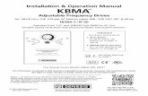 Installation & Operation Manual KBM A