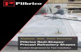 Plibrico Redi-Shapes Precast Refractory Shapes Brochure