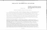 DRAFT WORKING PAPER - CIA