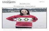 W711 Anthem Penguin Sweater - Cascade Yarns