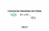COMMON FINGERING PATTERNS FOR SCALES
