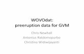 WOVOdat: preeruption data for GVM