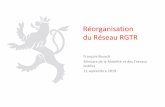 Réorganisation du Réseau RGTR - gouvernement