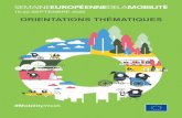 ORIENTATIONS THÉMATIQUES - European Mobility Week