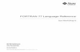FORTRAN 77 Language Reference - AtariWiki