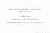 Integration into Global Value Chains