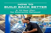 HOW TO BUILD BACK BETTER - Sierra Club