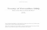 Treaty of Versailles DBQ 3 - Kilty's Corner
