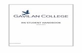 RN STUDENT HANDBOOK - Gavilan College