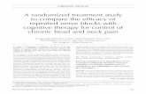 A randomized treatment study to compare the efficacy of ...