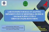 LABOUR INSPECTOR ROLE ON ADAPTING IMPLEMENTATION …
