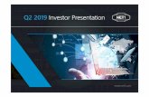 Q2 2019 Investor Presentation - NET1